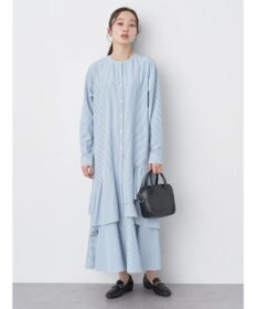 earth music&ecology イレギュラーヘムシャツワンピース