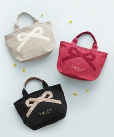 TOCCA 【選べる2種類のデザイン！】MEMORIES OF TOCCA CANVAS TOTE トートバッグ レッド系