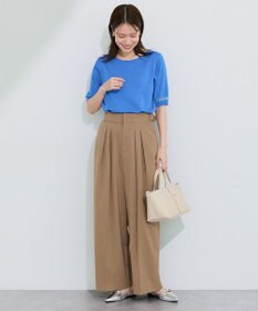 Green Parks 袖シアーニットプルオーバー