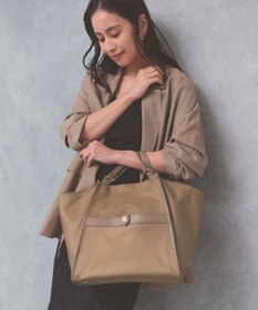 TOPKAPI 【TREASURE TOPKAPI】ナイロン 2way レザーハンドル トートバッグ