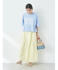 earth music&ecology ポプリンフレアスカート