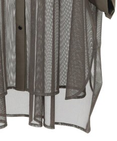 YECCA VECCA メッシュMIXデザインシャツ②