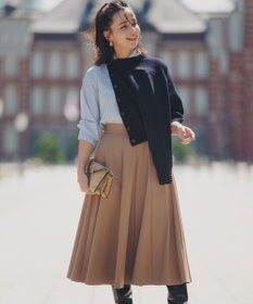 組曲 S 【加藤ローサさん着用】コットンタッチシャーティングボウタイ付き シャツ