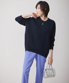 ICB 【洗える】 コットンポリエステルスムース ニットプルオーバー