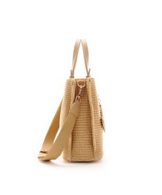 MioFIRANO カジュアルシックガーターステッチハンドバッグ 2WAY チャーム付き　FIRANO フィラノ