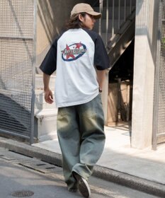 WEGO 【ユニセックス着用ITEM】ラグラングラフィックBIG　T（SS）