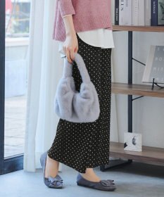 Tiaclasse 裏起毛ボックスプリーツパンツ