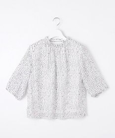 J.PRESS LADIES S 【洗える】hand drawn dots ボトルネック カットソー