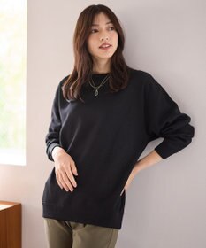 ANY L 【洗濯機可】ダブルフェイスジャージープルオーバー