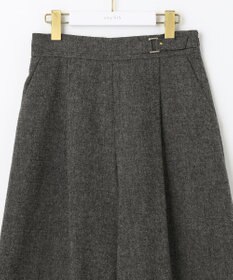 ANY SIS ホームスパンワイドクロップド パンツ