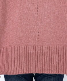 Tiaclasse L 【洗える】モックネックポインテルニットトップス