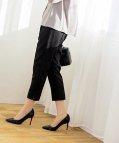 Tiaclasse 【洗える】スリットテーパードパンツ