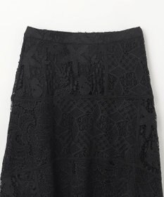GRACE CONTINENTAL ケミカルレースパッチワークスカート
