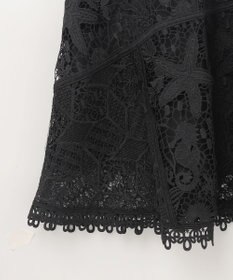 GRACE CONTINENTAL ケミカルレースパッチワークスカート