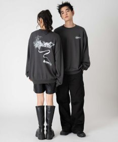 WEGO 【ユニセックス着用ITEM/SMLサイズ展開】アソートグラフィックプルオーバー