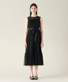 GRACE CONTINENTAL プリーツロングドレス