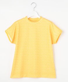 23区GOLF 【WOMEN】【23Fondation/WEB&一部店舗限定】ロゴ総柄 モックネックシャツ