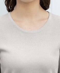 Tiaclasse 【洗える】シアースリーブニットトップス