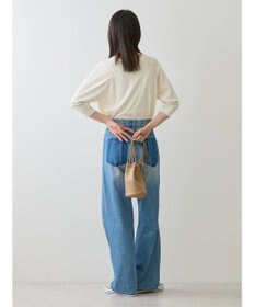 AMERICAN HOLIC ＵＶカットラグラン５分袖ニットプルオーバー