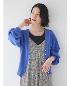 AMERICAN HOLIC 袖ボリュームショートニットカーディガン