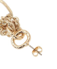 YECCA VECCA フープチェーンピアス