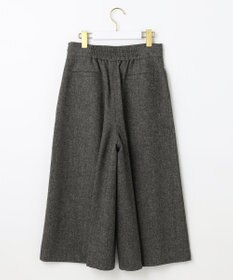 ANY SIS ホームスパンワイドクロップド パンツ