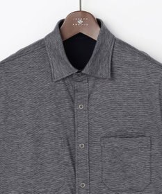JOSEPH ABBOUD 【キングサイズ・ジャージー素材・ストレッチ】バーシブルジャージー シャツ