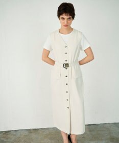 GRACE CONTINENTAL ベルト付ジャンパースカート