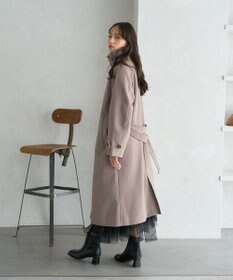 earth music&ecology 2WAYカラーロングコート