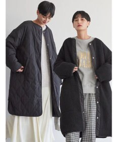 AMERICAN HOLIC 【WEB限定】あったかリバーシブルキルティングコート