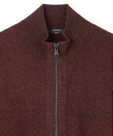 JOSEPH HOMME 【イージーケア】 ヴィスコースリンクス　ジップアップカーディガン