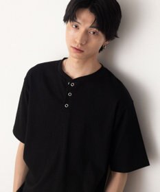 WEGO リングドットヘンリーネックリブT（SS）