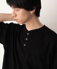WEGO リングドットヘンリーネックリブT（SS）