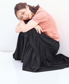 Tiaclasse 【洗える】ダイヤ柄編みサマーニットトップス