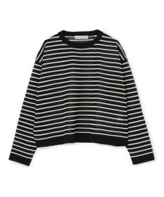 UNFILO シアーフォルムニット ボーダー