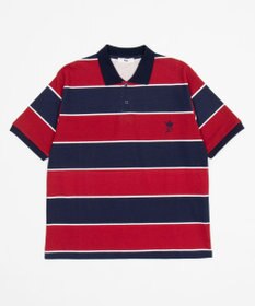 WEGO 【ユニセックス着用ITEM】ワンポイントボーダーポロ（SS）