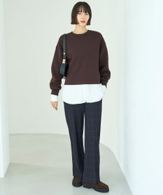 UNFILO 【ウエストゴム/14サイズ展開】beauty warm pants ワイド