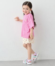 ANY KIDS 【綿100%】バックプリント オーバーサイズTシャツ