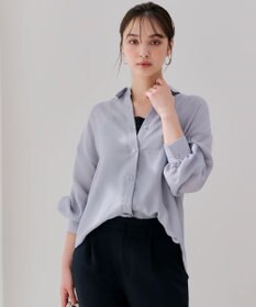 ANY SIS S 【接触冷感】シアー ブラウス