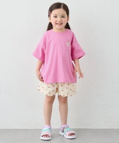 ANY KIDS 【綿100%】バックプリント オーバーサイズTシャツ