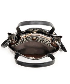 MioFIRANO カジュアルシックレオパードハンドバッグ 2WAY パスケース付き　FIRANO フィラノ