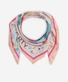 LIBERTY. ピース ラブ アンド リバティ シルクスカーフ 70