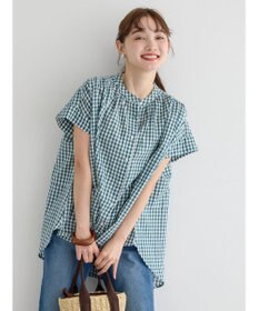 AMERICAN HOLIC フレンチスリーブバック切替シャツ