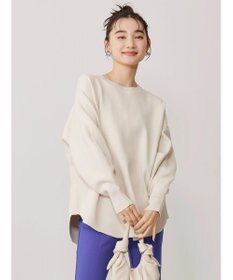 AMERICAN HOLIC ラウンドスウェットライクニットプルオーバー