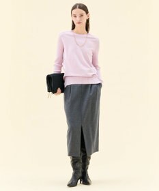 BEIGE， 【VERY NaVY12月号掲載】TERNES / 2タックウールスカート