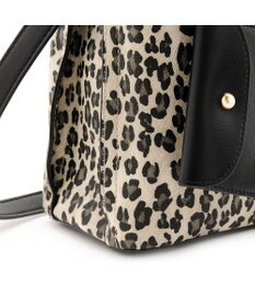 MioFIRANO カジュアルシックレオパードハンドバッグ 2WAY パスケース付き　FIRANO フィラノ