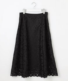 23区 L 【エステータ】ジオメトリックレース スカート