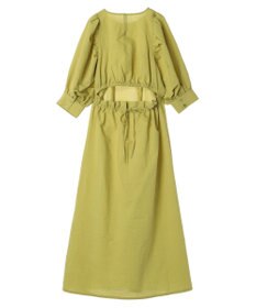 Green Parks AnriettMusee バックカットワークワンピース