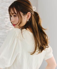 Tiaclasse 【洗える】ダイヤ柄編みサマーニットトップス