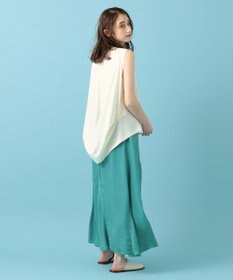 #Newans 【洗える】バックシャンデザインカットソー